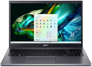 Acer Aspire 5 Laptop, 2024, 15.6" 1920 x 1080 Touch, Intel-8 Core i5-13420H, 16GB LPDDR5, 1TB SSD, Win11 Home, Wi-Fi 6, BT 5.1, 720p HD WebCam, Steel Gray (Renewed)