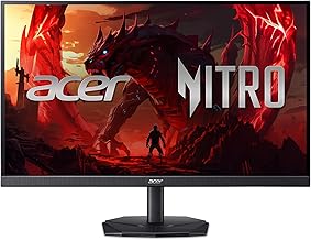 Nitro 27 Inch Full HD 1920 x 1080 ZeroFrame Design Gaming IPS Monitor | AMD FreeSync Premium | 200Hz Refresh | Up to 0.5ms | 1 x Display Port 1.2 and 2 x HDMI 2.0 Ports | KG271 X1biip