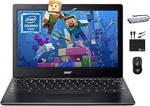 Sponsored Ad - 311 Chromebook Laptop for 2025 Student Business, Dual-Core Intel N4500 Processor,11.6" HD Display, 4GB RAM, 192GB (64GB eMMC+128GB Card), Webcam WiFi, Long Battery, Chrome OS +MarxsolAc