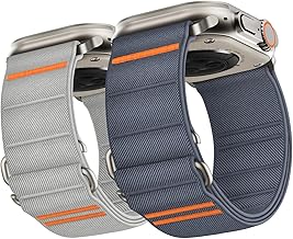 Sponsored Ad - 2 Pack Sport Band Compatible with Apple Watch Ultra Band 49mm 46mm 45mm 44mm 42mm 41mm 40mm 38mm, Stretchy Sport Loop Strap for iWatch Series 11 10 9 8 7 6 5 4 3 2 1, SE 3 2 1, Ultra 3 