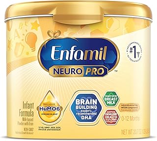 NeuroPro Baby Formula, MFGM* 5-Year Benefit, Expert-Recommended Brain-Building Omega-3 DHA, Exclusive Immune Supporting HuMO6 Blend, Infant Formula Powder, Baby Milk, 20.7 Oz