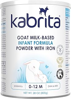Sponsored Ad - Goat Milk Infant Formula - Easy to Digest Baby Formula 0-12 Months - Contains Prebiotics, Iron, DHA, Non-GMO - Gentle on Sensitive Tummies - Formula Supporting Gut Health & Sleep - 28Oz