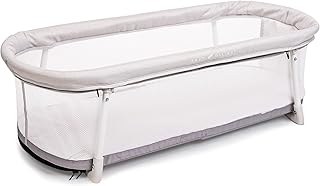Sponsored Ad - Baby Delight Snuggle Nest Bassinet, Portable Baby Bed, for Infants 0 – 5 Months, Driftwood Grey