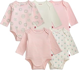 Magnetic Me Cloudstretch 5-Pack Bundle | Magnetic Baby Bodysuits