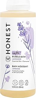 Sponsored Ad - The Honest Company Foaming Bubble Bath, Gentle Tear-Free Hypoallergenic Baby Wash with Naturally Derived Ingredients, Lavender Calm, 12 fl oz