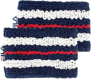 Fila Unisex Retro Comfort Tennis Wristbands OS Blue