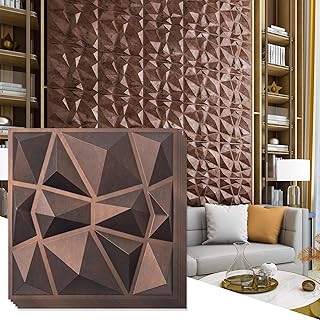 Sponsored Ad - Art3d Decorative 3D Wall Panels in Diamond Design, 12"x12" Antique Copper (33 Pack)
