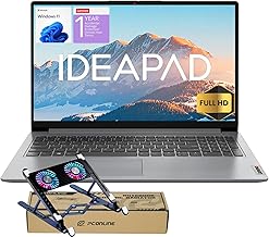 Sponsored Ad - IdeaPad 2025 Family Laptop, 15.6" FHD Screen, Intel N6000 CPU, 12GB RAM, 512GB SSD + 128GB eMMC, 10HR Battery, Win11, 1Yr ADP + Office 365 with 1TB Cloud, Laptop Cooler Bundle, Everyday