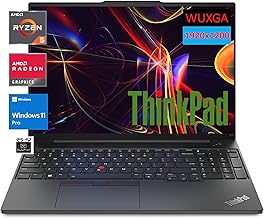 Sponsored Ad - 2023 Flagship ThinkPad E16 Gen 1 Business Laptop, 16" WUXGA IPS Anti-Glare 300 nits Display, Hex-Core AMD Ryzen 5 7530U, Radeon Graphics, 16GB RAM, 256GB SSD, WiFi 6, Win 11 Pro+Hubxcel