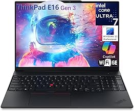 ThinkPad E16 Gen 3 16" FHD+ Business Laptop Computer, Intel 16-Core Ultra 7 255H (Beat i9-13900H), Arc 140T, 64GB DDR5 RAM, 4TB PCIe SSD, WiFi 6E, Bluetooth 5.3, Webcam, Windows 11 Pro