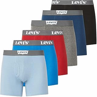 Mens Boxer Briefs Breathable Cotton Underwear for Men Pack of 6