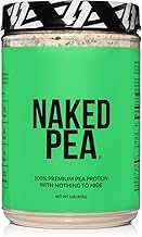 Naked Pea - Pea Protein Isolate - Plant Based, Vegetarian & Vegan Protein. Easy to Digest, Non-GMO, No Lactose, No Soy and Gluten Free - 15 Servings