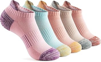 Sponsored Ad - Gonii Ankle Socks Womens Running Athletic No Show Socks Cushioned 5-Pairs