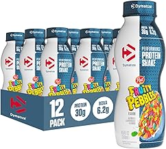 Dymatize Performance Protein Shake, Fruity Pebbles, 30g of Protein, 6.2g BCAA for Muscle Recovery, No Added Sugar, Low Fat, 24 Vitamins and Minerals, Gluten-Free, Ready to Drink, On-the-Go Snack, 11.5