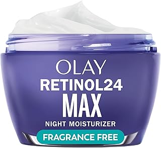 Retinol Face Moisturizer, 24 MAX Anti-Aging Night Cream for Women, Fragrance-Free, Non Greasy - Anti-Wrinkle, Smooth Fine Lines, Tightening, Hydrating Skin Care - Peptides, Glycerin, 1.7 Oz