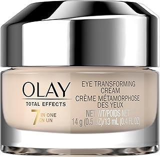 Eye Cream, Total Effects Anti-Aging Treatment, 7-in-1 Hydrating, Evens Tone, Brightens, Smooths Line Lines, Minimizes Look of Pores, Firms, Reduces Dark Spots - Fast Absorbing, 0.5 Oz