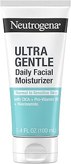 Sponsored Ad - Fragrance Free Daily Facial Moisturizer, Face & Neck Moisturizer for Sensitive Skin with Vitamin B3, Pro-Vitamin B5 & Vitamin E Supports Skin's Dynamic Barrier, 3.4 fl. oz