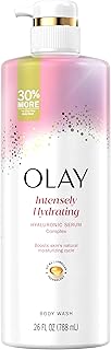 Sponsored Ad - Body Wash for Women, Intensely Hydrating, Hyaluronic Acid Serum Complex, Renews Moisture, Free of Parabens & Phthalates, Vitamin B3 Lameller Technology, For All Skin Types, 26 fl oz