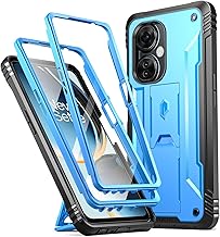 Revolution Case for OnePlus Nord N30 5G, [20FT Mil-Grade Drop Tested], Full-Body Rugged Dual-Layer Shockproof Protective Cover with Kickstand and Built-in-Screen Protector, Light Blue