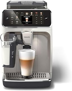5500 Series Automatic Coffee Machine - Enjoy 20 Drinks, Fast Clean LatteGo, Intuitive TFT Display, Customizable Coffee Settings, Premium Kitchen Design