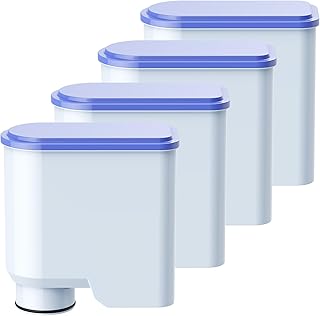 AquaClean Water Filter for Philips Coffee Machines, 4-Pack Aqua Clean Filter High-Efficiency Coffee Machine Water Filter, Improves Coffee Taste & Protects Machine