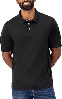 Sport Men's Polo Shirt, Men's Cool DRI Moisture-Wicking Performance Polo Shirt, Jersey Knit Performance Polo Shirt