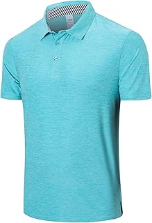 3 Pack Polo Shirts for Men Short Sleeve Tennis Quick Dry Performanc Golf Moisture Wicking Athletic Collar Tops