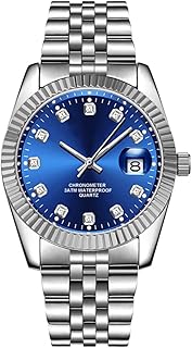 Sponsored Ad - Men's Classic Design Analog Quartz Watches Fashion Business Watch Stainless Steel Waterproof Date Casual Wrist Watch for Men