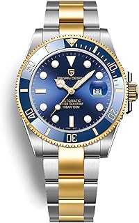 Pagani Design Men's Automatic Watch Business Waterproof Analog Automatic Watch NH35 Ceramic Movement Rotating Bezel Sapphire Crystal 100M Waterproof Stainless Steel Luxury Watches.