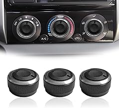 3Pcs Control Knob Heater A/C or Fan, Heater Air Conditioning Button Compatible with Toyota Tacoma Knob Toyota Tacoma Accessories 2005-2015