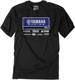 Yamaha S/S T-Shirt 100% Cotton Powersports Motorcycle ATV UTV Crew Neck Short Sleeve T-Shirt